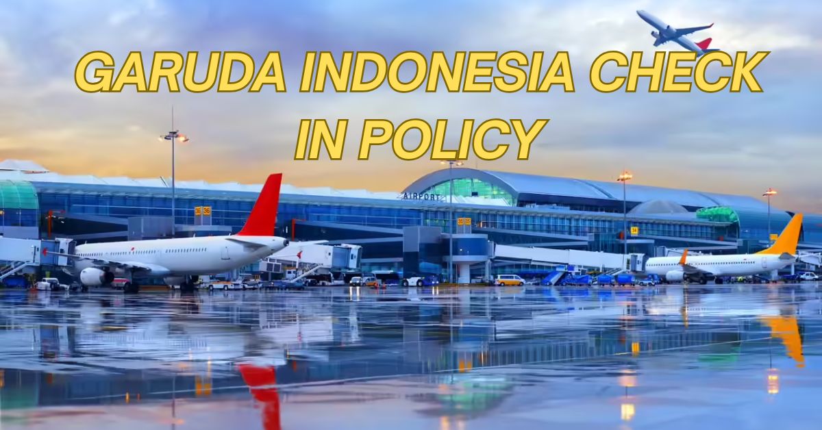 Garuda Indonesia Check In Policy