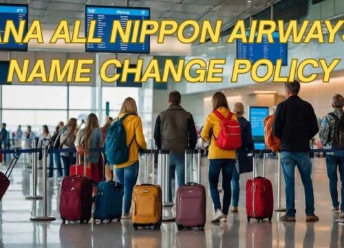 ANA All Nippon Airways Name Change Policy
