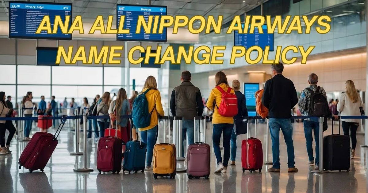 ANA All Nippon Airways Name Change Policy