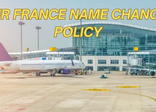 Air France Name Change Policy