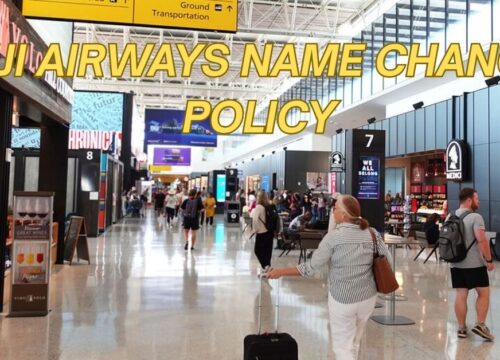 Fiji Airways Name Change Policy