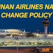Hainan Airlines Name Change Policy
