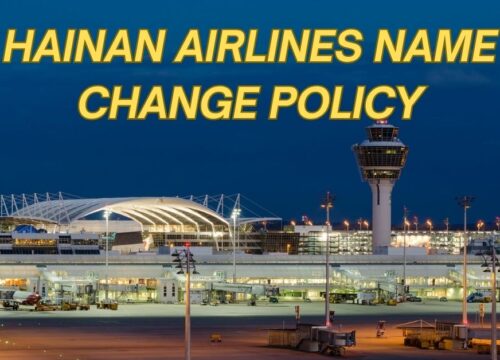 Hainan Airlines Name Change Policy